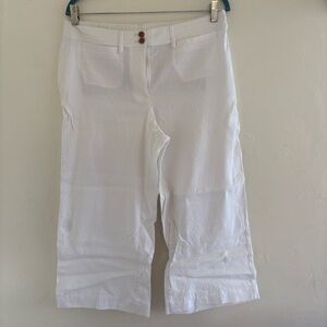 J. Jill Linen wide leg Pants in White